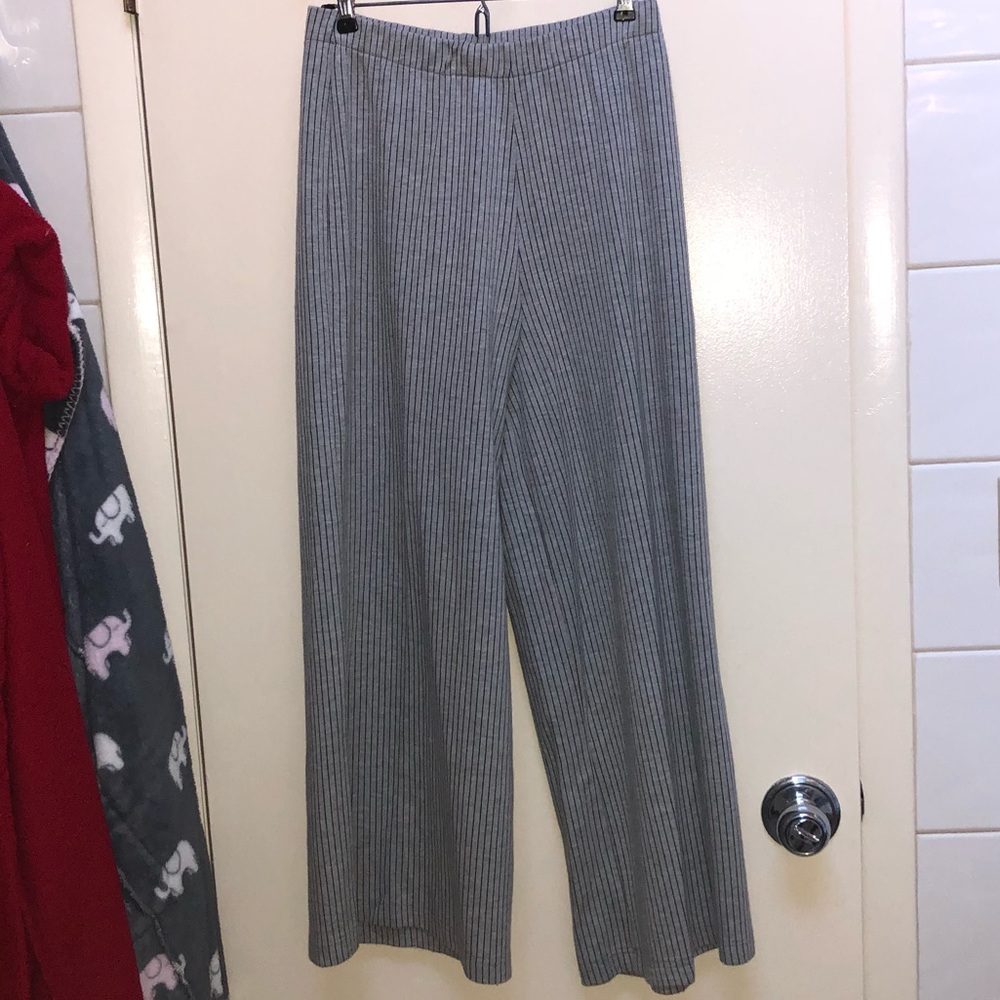 Zara wide leg cotton trouser